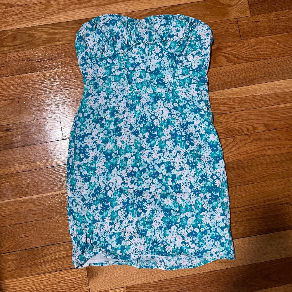 Sky to Moon floral mini sun dress